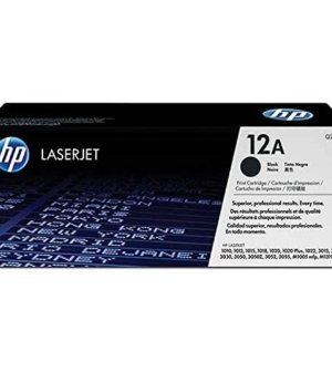 HP 12A Black Original Laserjet Toner Cartridge (Q2612A)